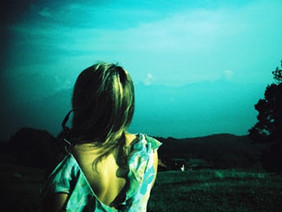 on a hill