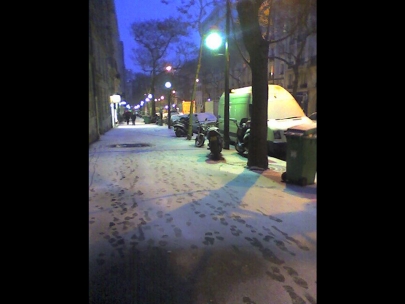 la neige partout...