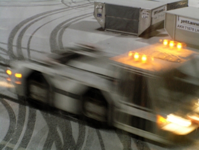 lego, snowy airport