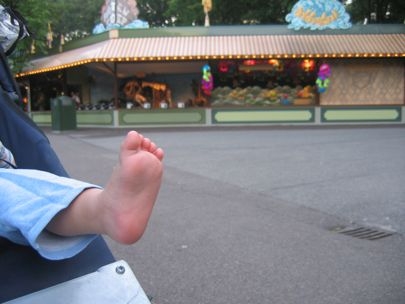 Little feet that touch the world