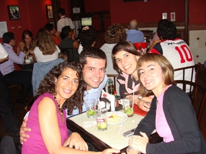 The ritual of caipirinhas and bolinhos de bacalhau