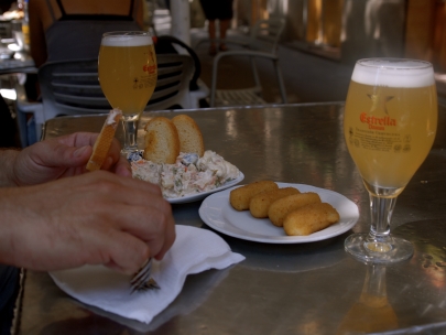 clara de limon and tapas!!!