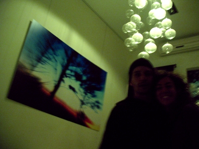 although vagely, carla was definitely there