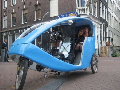 big blue bike