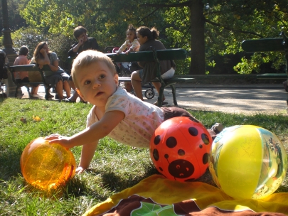 so many balls for a little kid