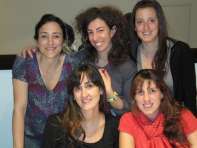 catching up with my girlfriends in Rousi's home