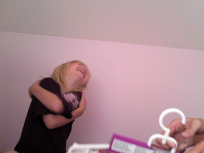 the happiness of a birthday girl