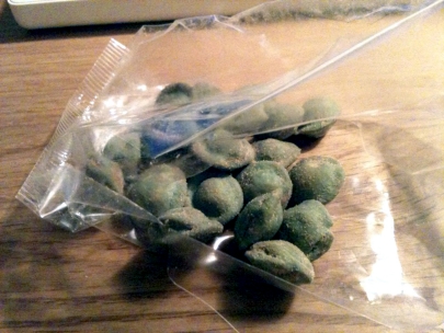i love wasabi nootjes con hoegaarden...
