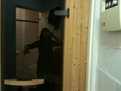 sauna time!