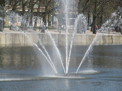 de waterpartij