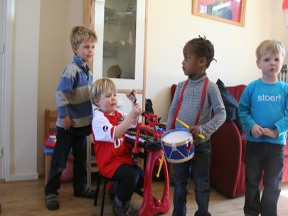 Popband in the making....music makes the world go round