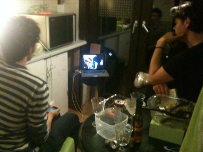 taping ourselves