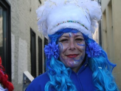 Happy face Blue