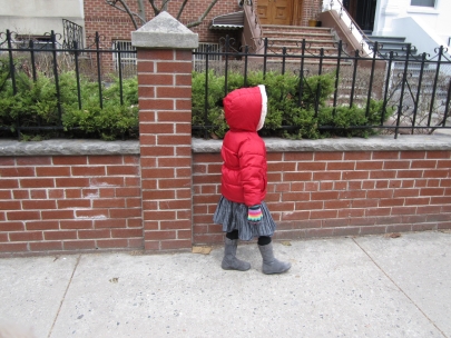 on a walk