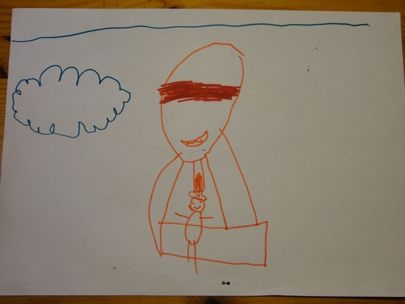Mummy in a balloon