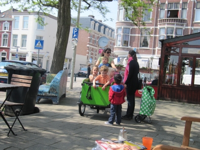 crowded bikeseat