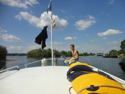 Boat ahead