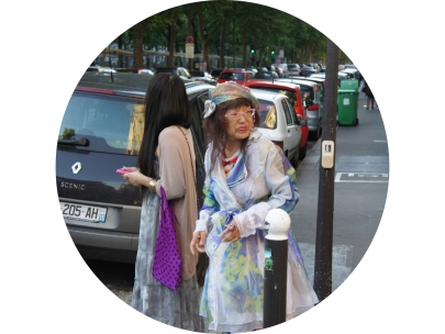 hipsterlady in paris