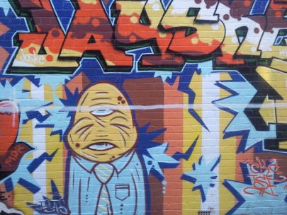 A nice wall painting in the streets of Melbourne.Brougth me memories