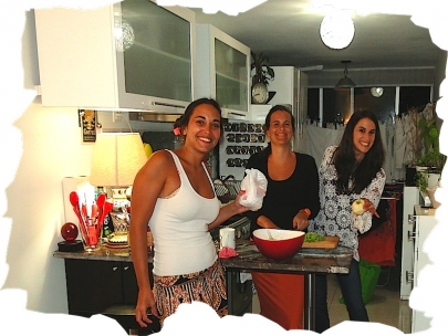 The Romanos welcome me home