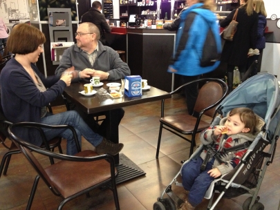 our first coffee