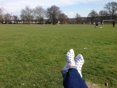 In the park sun-day