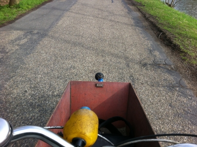 on the road