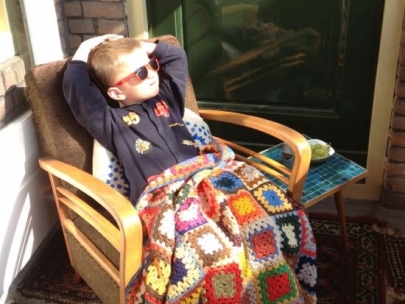 sun bathing