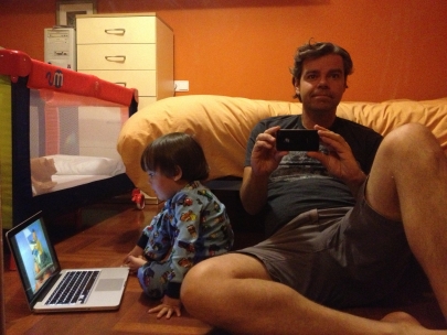 father and son