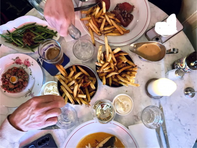 Lou�s sweet 16 and way too many french fries