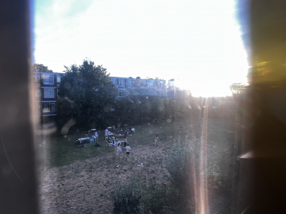 peephole sunset 