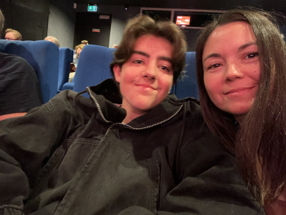 selfie at the cinema yesterday