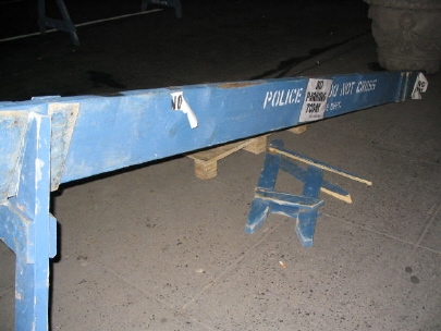 do not cross