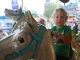 His first riding lesson !