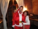 Helping Santa get dressed