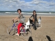 Biking with Cris, my "little" cousin