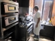 Matteo in his kitchen