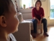 oma op bezoek