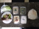Flakes of Lebanese food